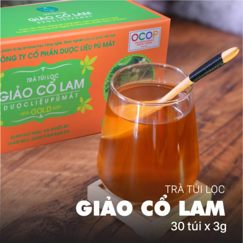 Trà dược liệu túi lọc Giảo Cổ Lam hạ huyết áp, giảm mỡ máu, hỗ trợ bệnh tiểu đường - Ảnh 6
