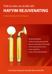 Thiết Bị Chăm Sóc Da đèn LED HAYYIM REJUVENATING - Ảnh 2