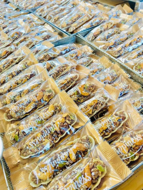 Bánh thuyền gạo lứt mix hạt – Túi Zip 500gr - Ảnh 4