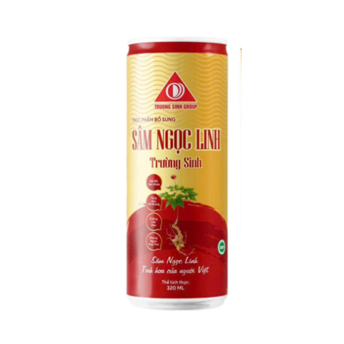 Sâm ngọc linh trường sinh đỏ (Thùng 24 lon) - Ảnh 3