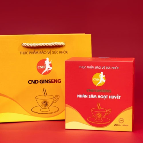 Thực phẩm bảo vệ sức khỏe CND Ginseng nhân sâm hoạt huyết (kèm túi) - Ảnh 7