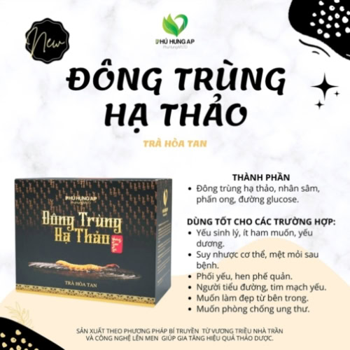 Trà Đông Trùng Hạ Thảo (hoà tan) - Ảnh 4