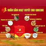 Thực phẩm bảo vệ sức khỏe CND Ginseng nhân sâm hoạt huyết (kèm túi) - Ảnh 4