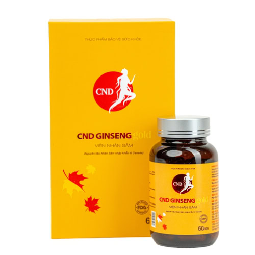 Thực phẩm bảo vệ sức khỏe CND GINSENG Gold Viên nhân sâm - Ảnh 8