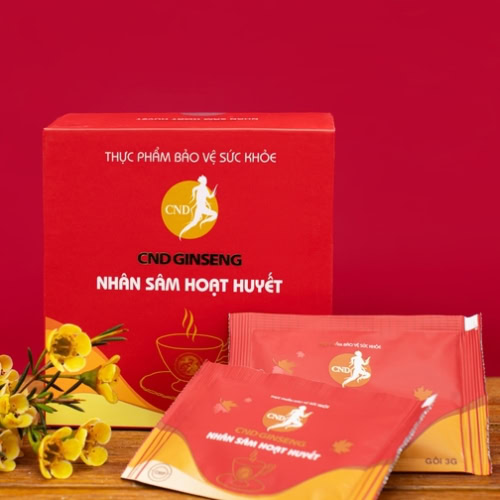Thực phẩm bảo vệ sức khỏe CND Ginseng nhân sâm hoạt huyết (kèm túi) - Ảnh 3