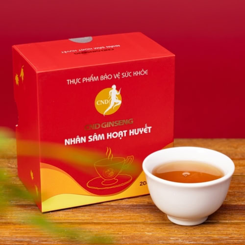 Thực phẩm bảo vệ sức khỏe CND Ginseng nhân sâm hoạt huyết (kèm túi) - Ảnh 5