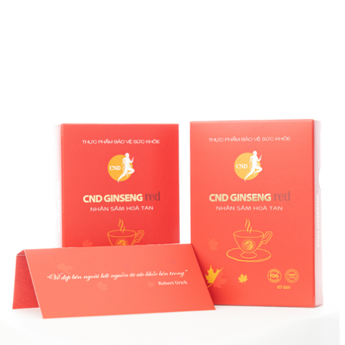 Thực phẩm bảo vệ sức khỏe CND GINSENG Red Nhân sâm hòa tan (hộp 7 gói) - Ảnh 3