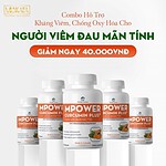 Combo 05 hộp Thực phẩm bảo vệ sức khỏe MPOWER CURCUMIN PLUS