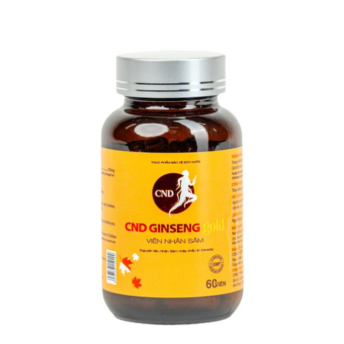 Thực phẩm bảo vệ sức khỏe CND GINSENG Gold Viên nhân sâm - Ảnh 6