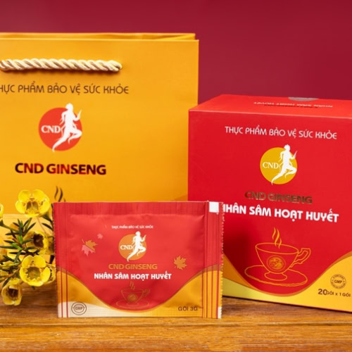 Thực phẩm bảo vệ sức khỏe CND Ginseng nhân sâm hoạt huyết (kèm túi) - Ảnh 10