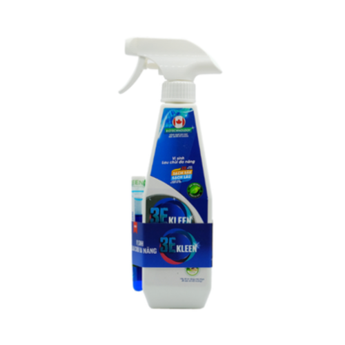 Bộ vi sinh lau chùi đa năng 3E Kleen (01 Chai 500ml + 01 ống 5ml) - Ảnh 4