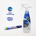 Bộ vi sinh lau chùi đa năng 3E Kleen (01 Chai 500ml + 01 ống 5ml) - Ảnh 2