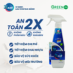 Bộ vi sinh lau chùi đa năng 3E Kleen (01 Chai 500ml + 01 ống 5ml)