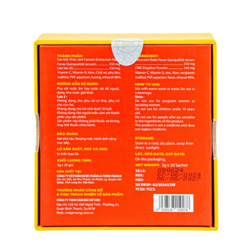 Nhân sâm và táo đỏ hòa tan - Ảnh 6