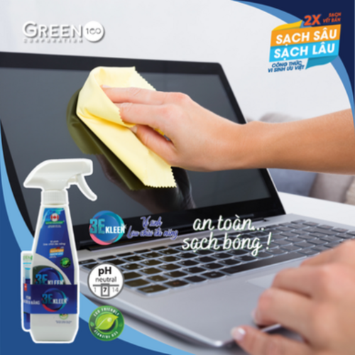 Bộ vi sinh lau chùi đa năng 3E Kleen (01 Chai 500ml + 01 ống 5ml) - Ảnh 8