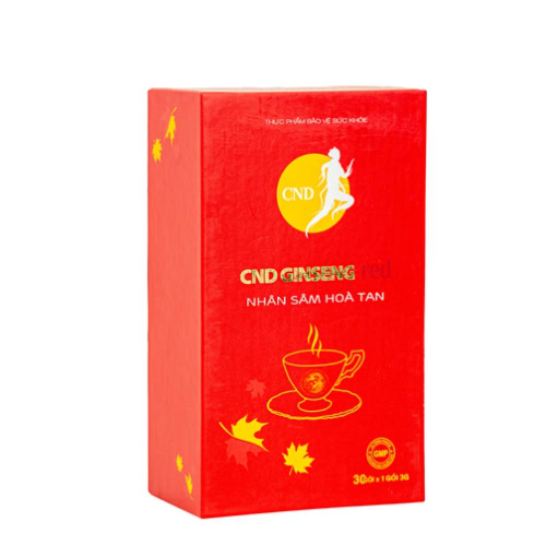 Thực phẩm bảo vệ sức khỏe CND GINSENG Red Nhân sâm hòa tan (hộp 30 gói) - Ảnh 3