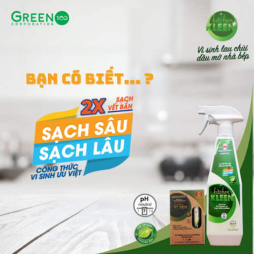 Bộ vi sinh lau chùi dầu mỡ Kitchen Kleen (01 Chai 500ml + 03 ống 5ml) - Ảnh 8