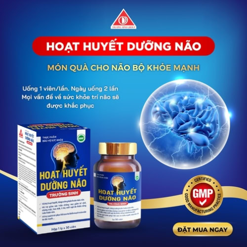 Thực phẩm bảo vệ sức khỏe Hoạt huyết dưỡng não Trường Sinh