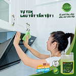 Bộ vi sinh lau chùi dầu mỡ Kitchen Kleen (1 chai 500ml + 1 bình 250ml) - Ảnh 3