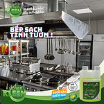 Bộ vi sinh lau chùi dầu mỡ Kitchen Kleen (1 chai 500ml + 1 bình 250ml) - Ảnh 9