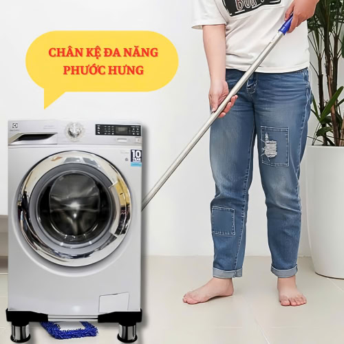 Chân Kệ Tủ Lạnh-Máy Giặt Đa Năng ( Lớn ) , Chất Liệu Inox 304 - Ảnh 5