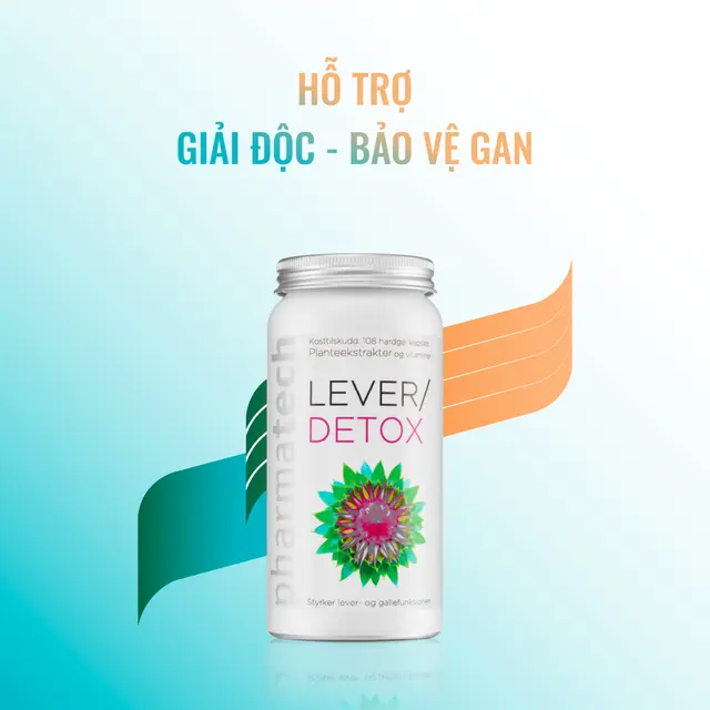 06-Level Detox Thực phẩm bảo vệ sức khỏe LEVER/DETOX (Viên nang thải độc cơ thể tăng cường chức năng gan) - Ảnh 1