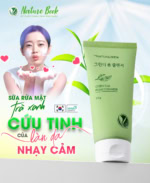 Sữa Rửa Mặt Trà Xanh The Nature Book Hàn Quốc - Ảnh 2