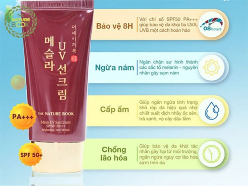 Kem Chống Nắng Ngừa Nám The Nature Book Hàn Quốc - Ảnh 5