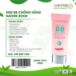 Kem Nền BB Chống Nắng Thuần Chay The Nature Book Hàn Quốc - Ảnh 7