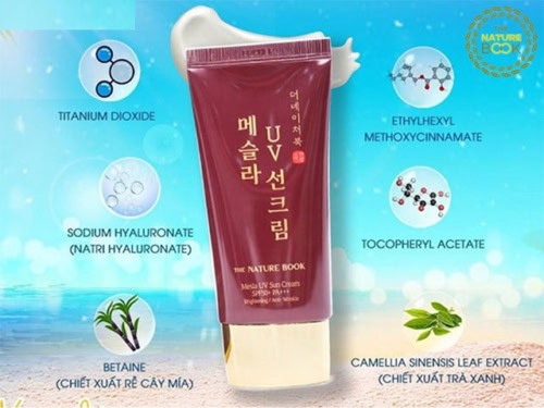 Kem Chống Nắng Ngừa Nám The Nature Book Hàn Quốc - Ảnh 3
