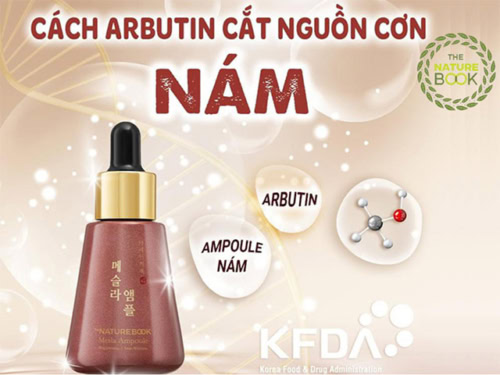 Tinh chất The Nature Book Mesla Ampoule Hàn Quốc dưỡng trắng, - Ảnh 3