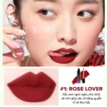 Son Tint #1 Rose Lover thuần chay không chì The Nature Book Hàn Quốc - Ảnh 2