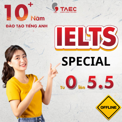 Khoá học IELTS Đầu Vào 0 Đầu Ra 5.5 – Học Offline – Cam kết đầu ra