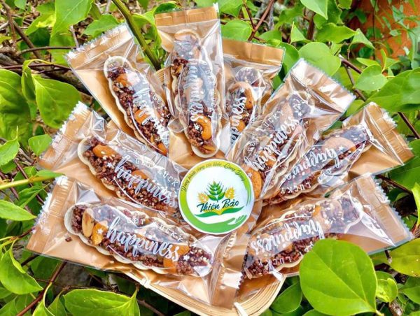 Bánh thuyền gạo lứt mix hạt – Túi Zip 500gr