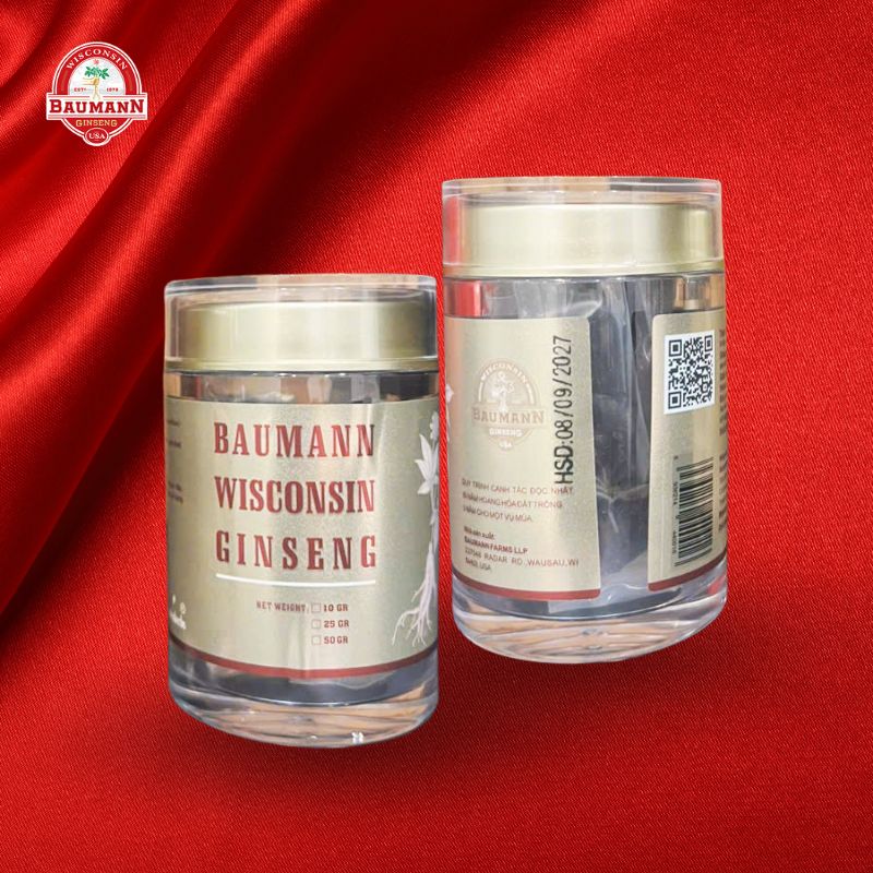Nhân Sâm Đen Baumann Wisconsin 15gram Sâm Baumann Lên Men Tăng Cường Sinh Lực - Image 3