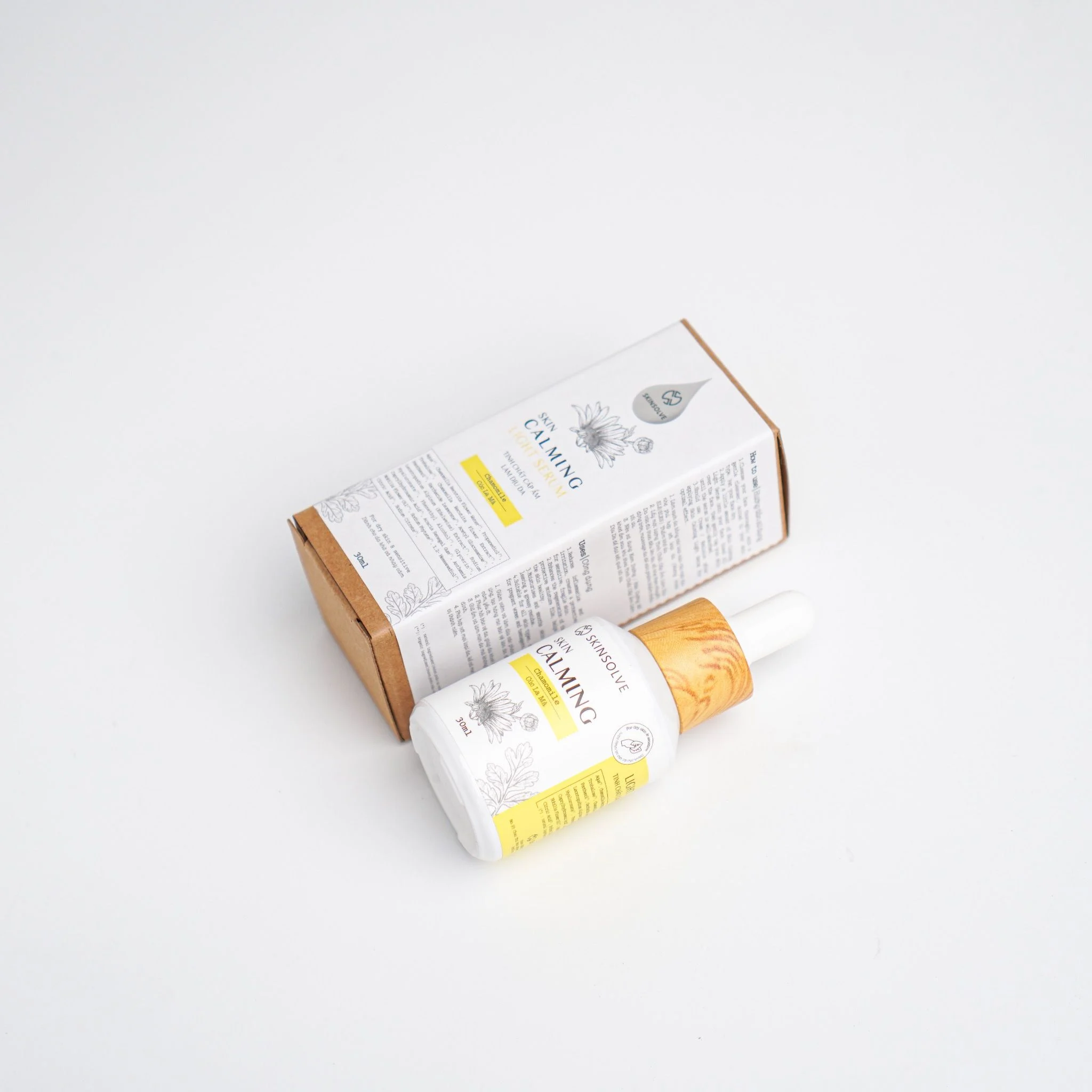 Tinh chất cấp ẩm & làm dịu da từ Cúc La Mã 30 ml - Skin Calming Light Serum (Chamomile) - Image 4