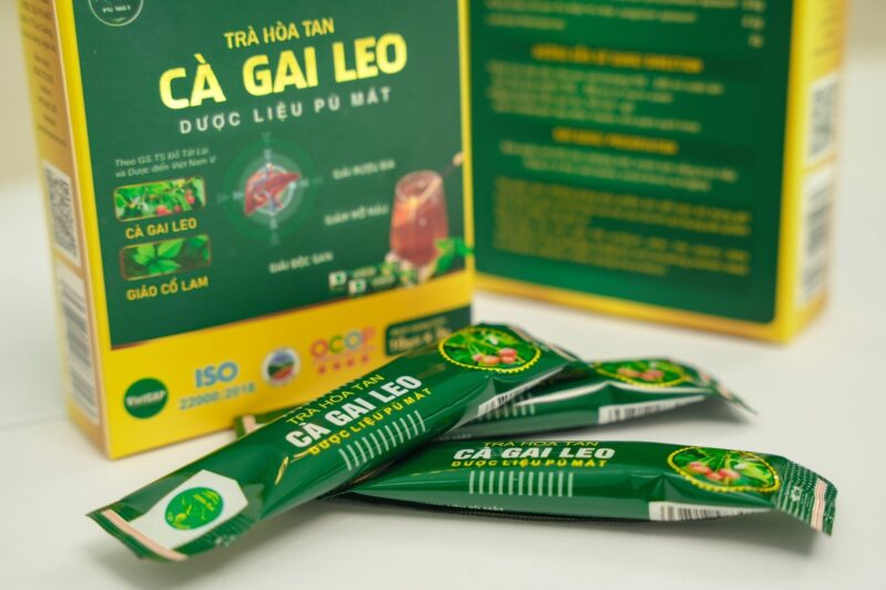 Trà hòa tan Cà Gai Leo kết hợp Giảo Cổ Lam giúp giải độc gan, giảm mỡ máu - Image 8