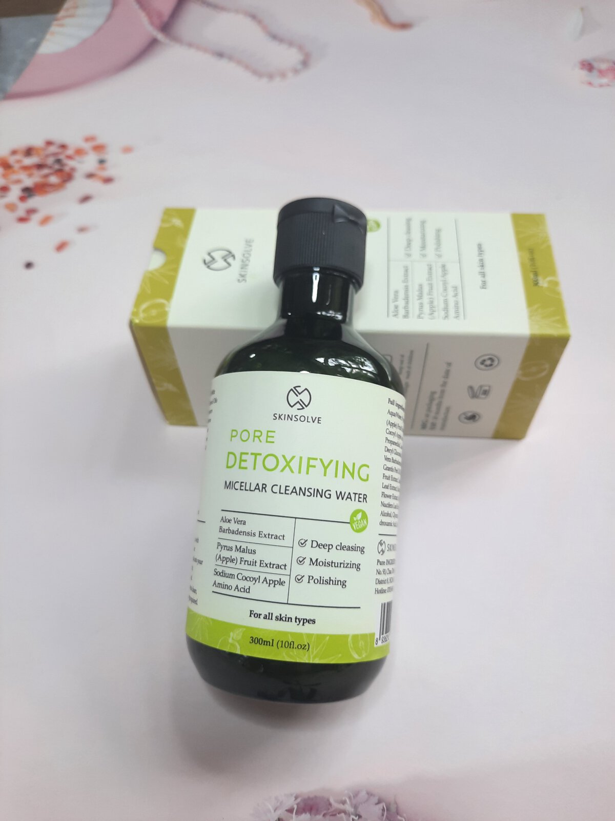 Pore detoxifying cleansing water (Nước tẩy trang làm sạch sâu) - Image 3