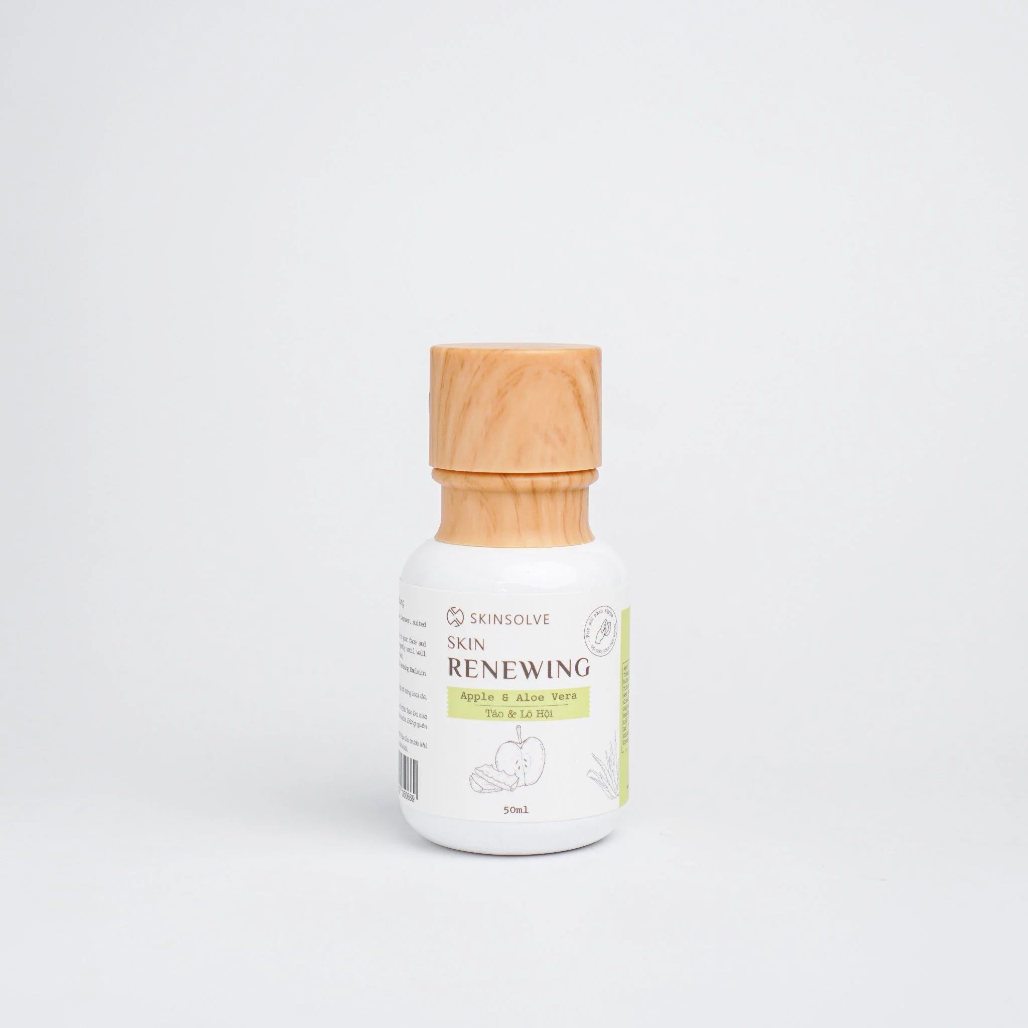 Sữa dưỡng cấp ẩm thanh lọc và làm sạch sâu da từ Táo và Lô Hội 50ml - Skin Renewing Emulsion - Image 2