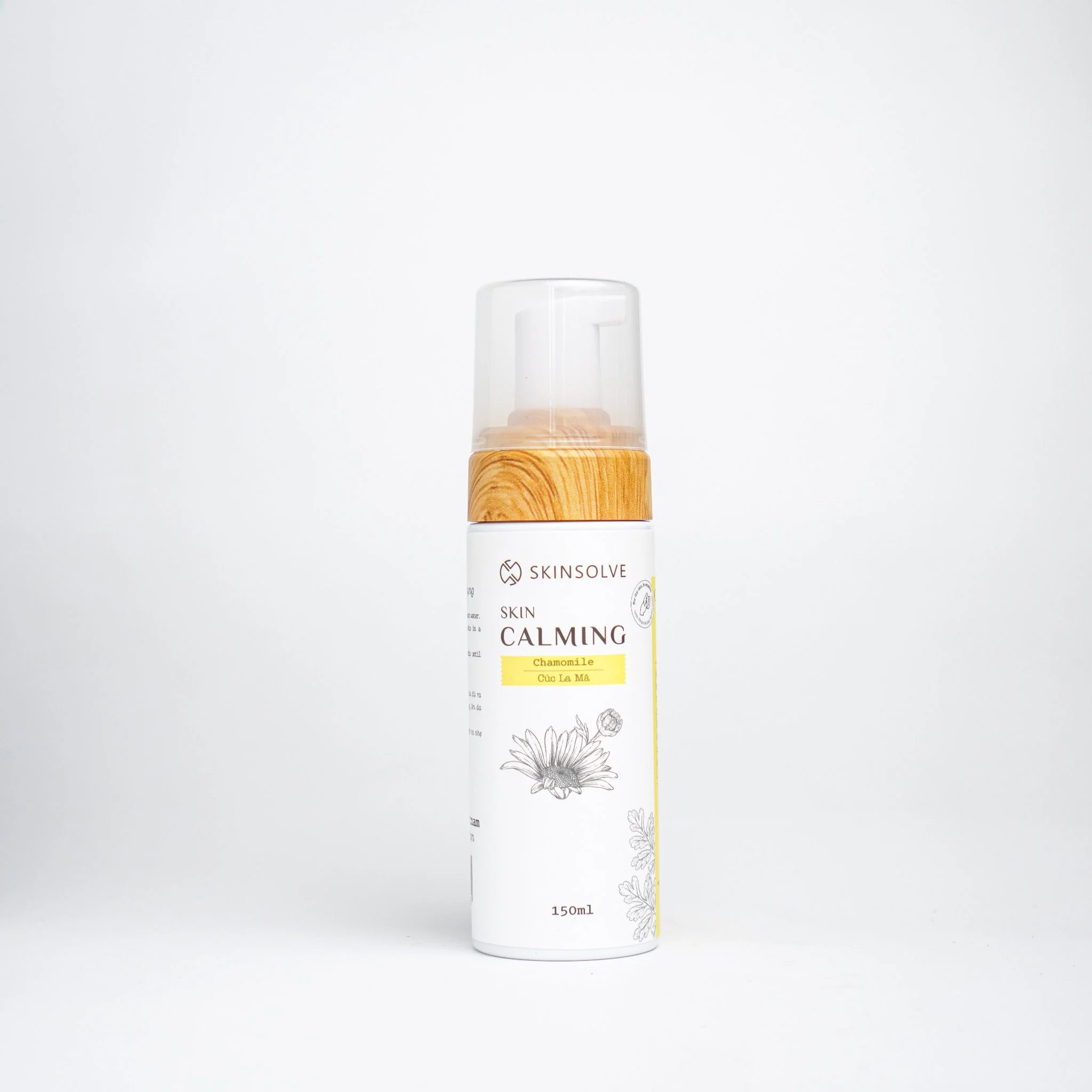 Sữa rửa mặt tạo bọt Cúc làm dịu da 150ml - Skin Calming Cleasing Foam (Chamomile) - Image 3