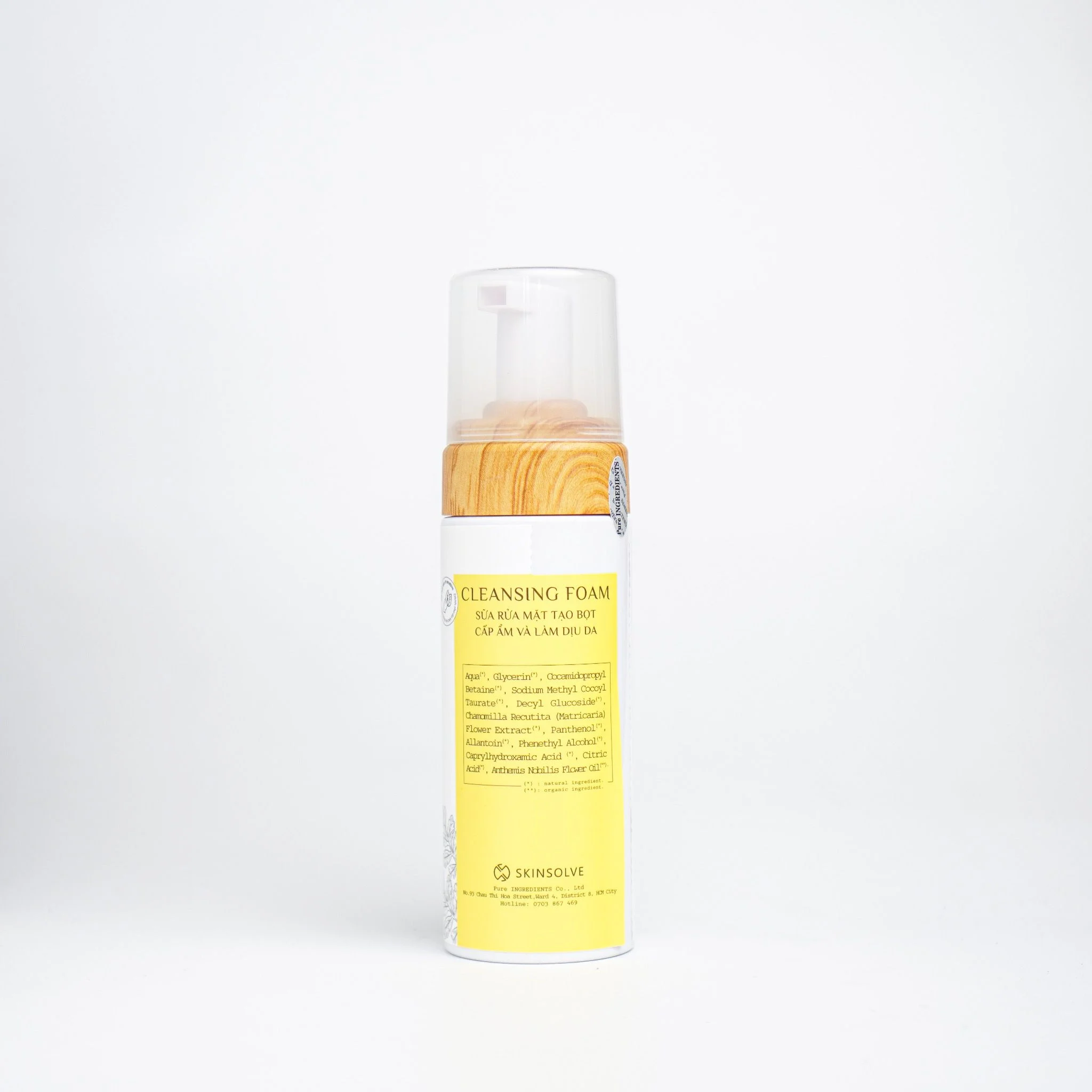 Sữa rửa mặt tạo bọt Cúc làm dịu da 150ml - Skin Calming Cleasing Foam (Chamomile) - Image 4