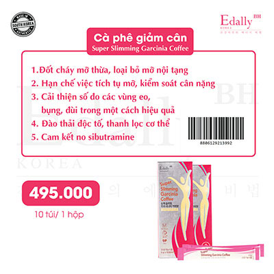 Cafe Giảm Cân Edally Hàn Quốc (Slimming Garcinia Coffee Edally) - Image 4