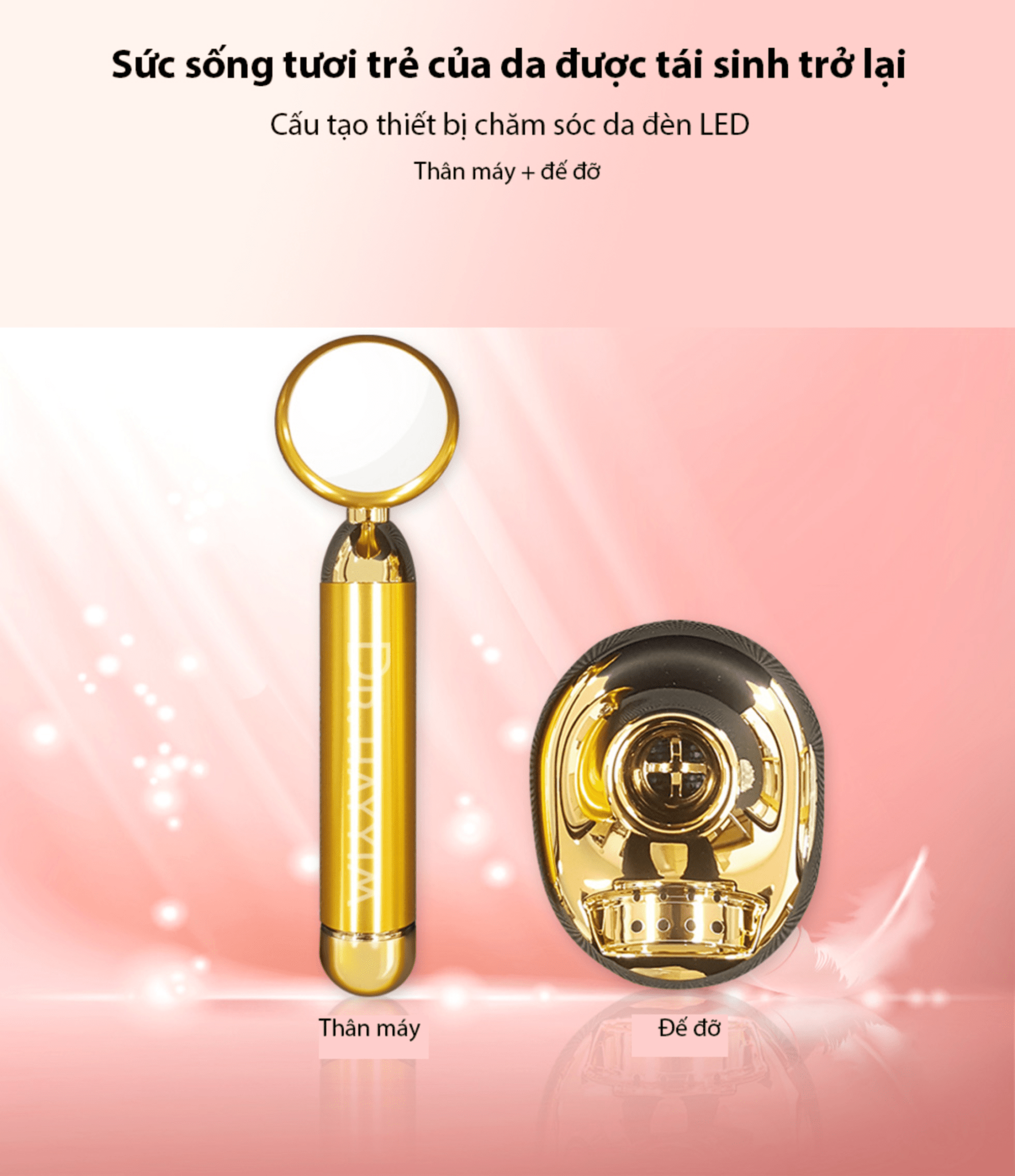 Thiết Bị Chăm Sóc Da đèn LED HAYYIM REJUVENATING - Image 9