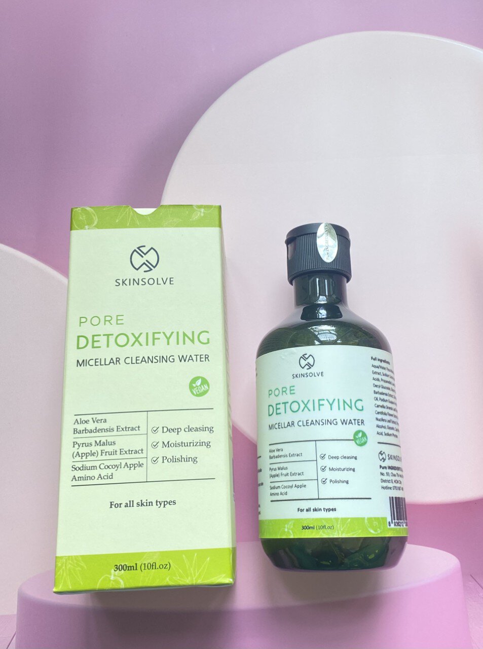 Pore detoxifying cleansing water (Nước tẩy trang làm sạch sâu)