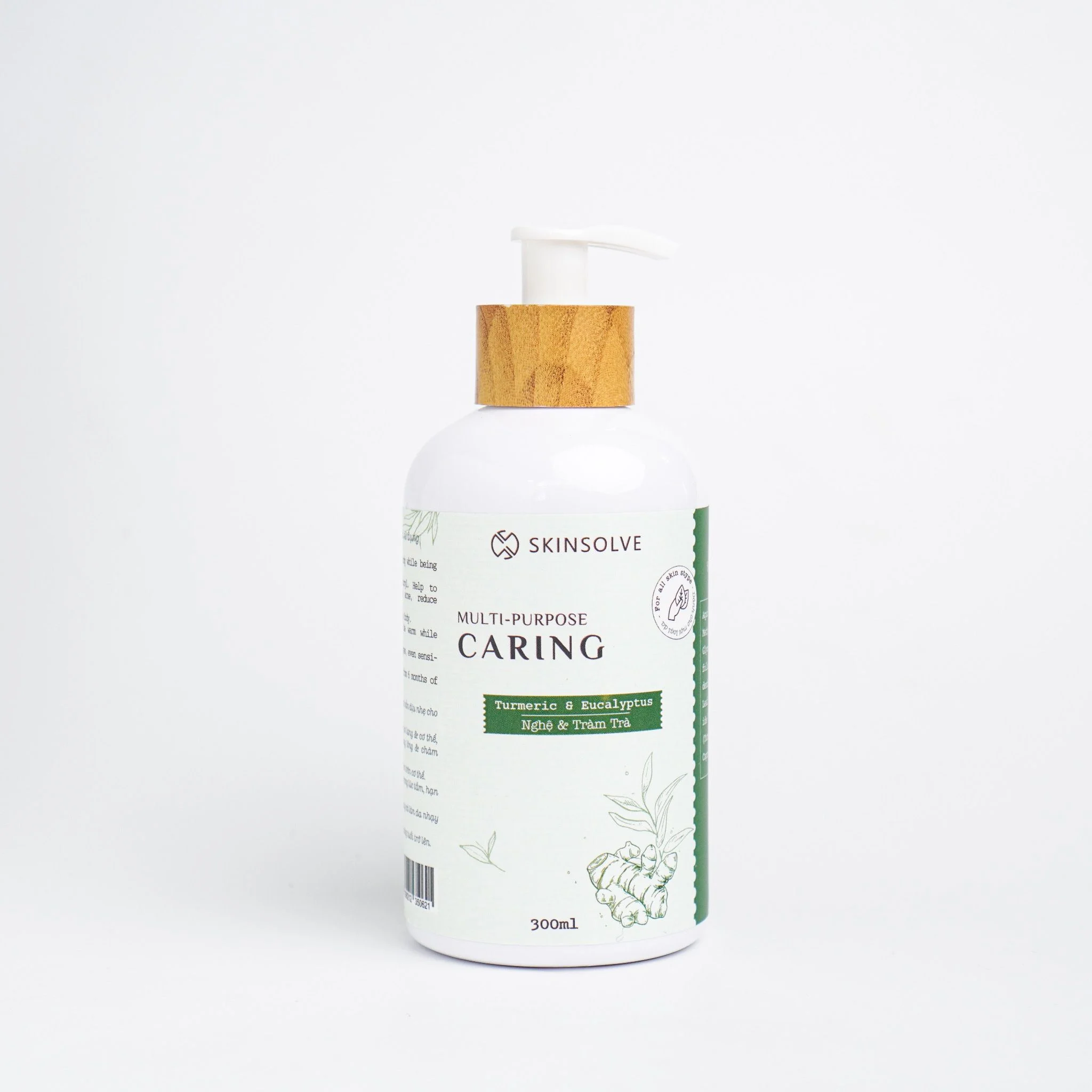 Sữa tắm giảm viêm từ Tràm Trà & Nghệ 300ml / Multi - Purpore Caring Body Shower - Image 3