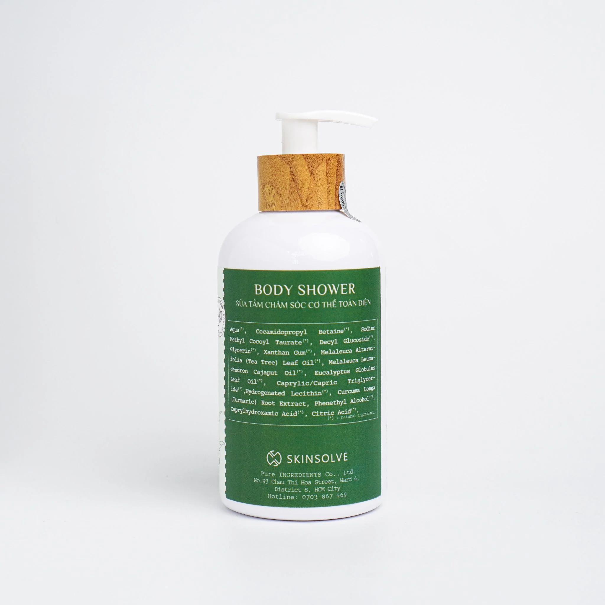 Sữa tắm giảm viêm từ Tràm Trà & Nghệ 300ml / Multi - Purpore Caring Body Shower - Image 4