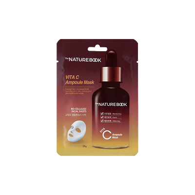 Mặt Nạ Dưỡng Trắng Chuyên Sâu Vitamin C The Nature Book Hàn Quốc - Image 4