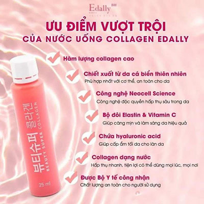 Nước Uống Collagen Edally Hàn Quốc – Siêu Collagen Làm Đẹp Edally - Image 2