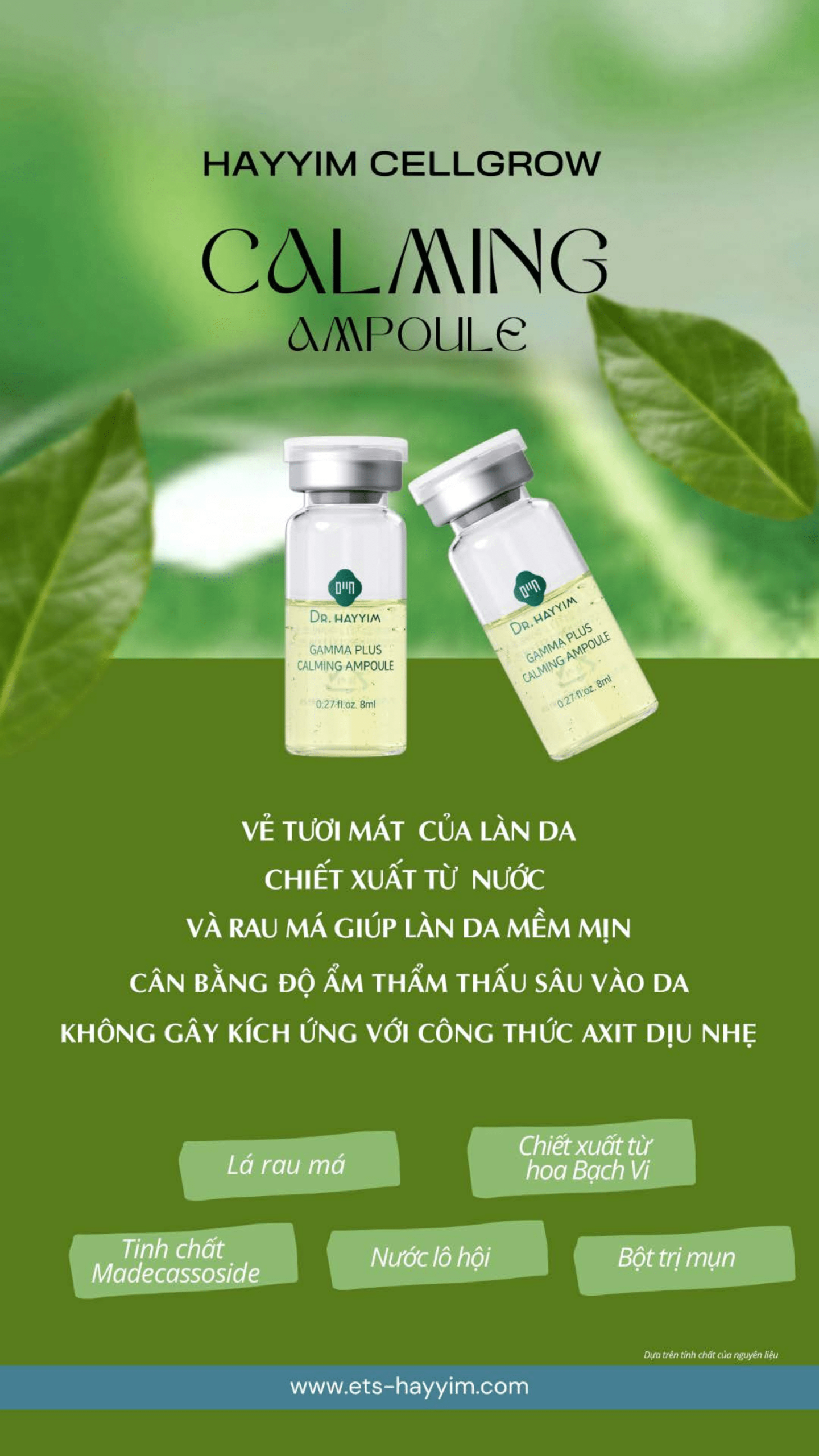 Serum chăm sóc DA HAYYIM CELL GROW CALMING - Image 4