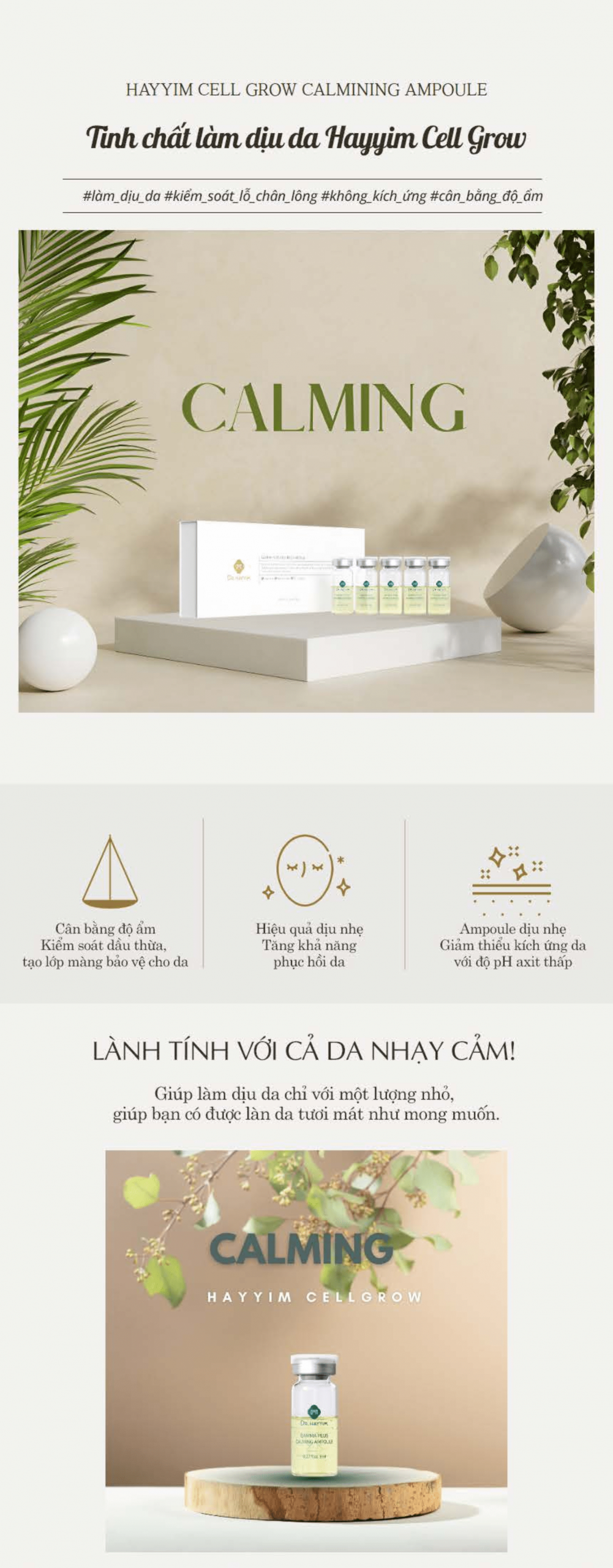 Serum chăm sóc DA HAYYIM CELL GROW CALMING - Image 6